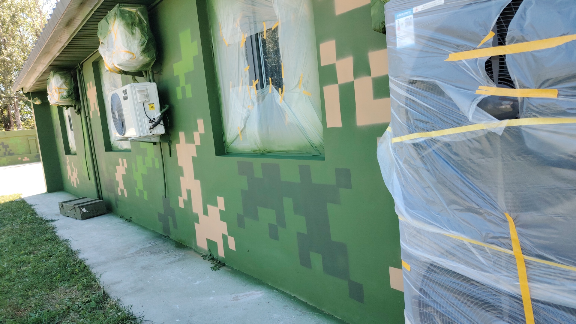 阿克苏外墙迷彩漆施工多少钱 伪装迷彩漆  